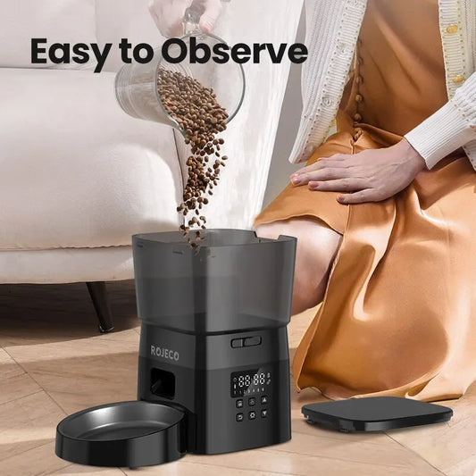 Comedor automatico para perros y gatos control inteligente