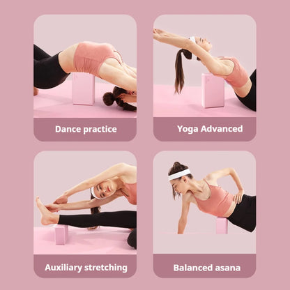Bloques fitness para yoga, gimnasio o entrenamiento en casa