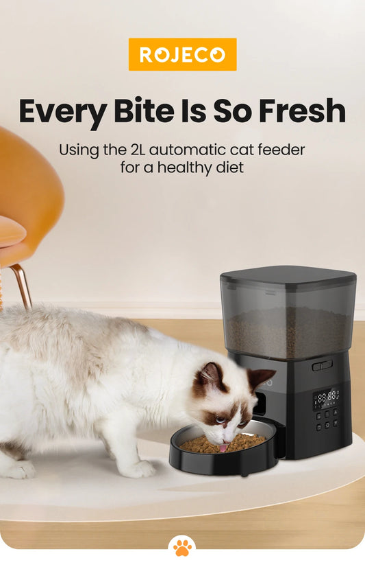 Comedor automatico para perros y gatos control inteligente