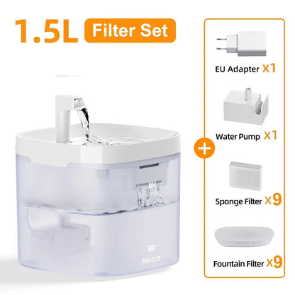 Fuente dispensadora de agua para perros y gatos con filtros de purificacion y  recirculación.