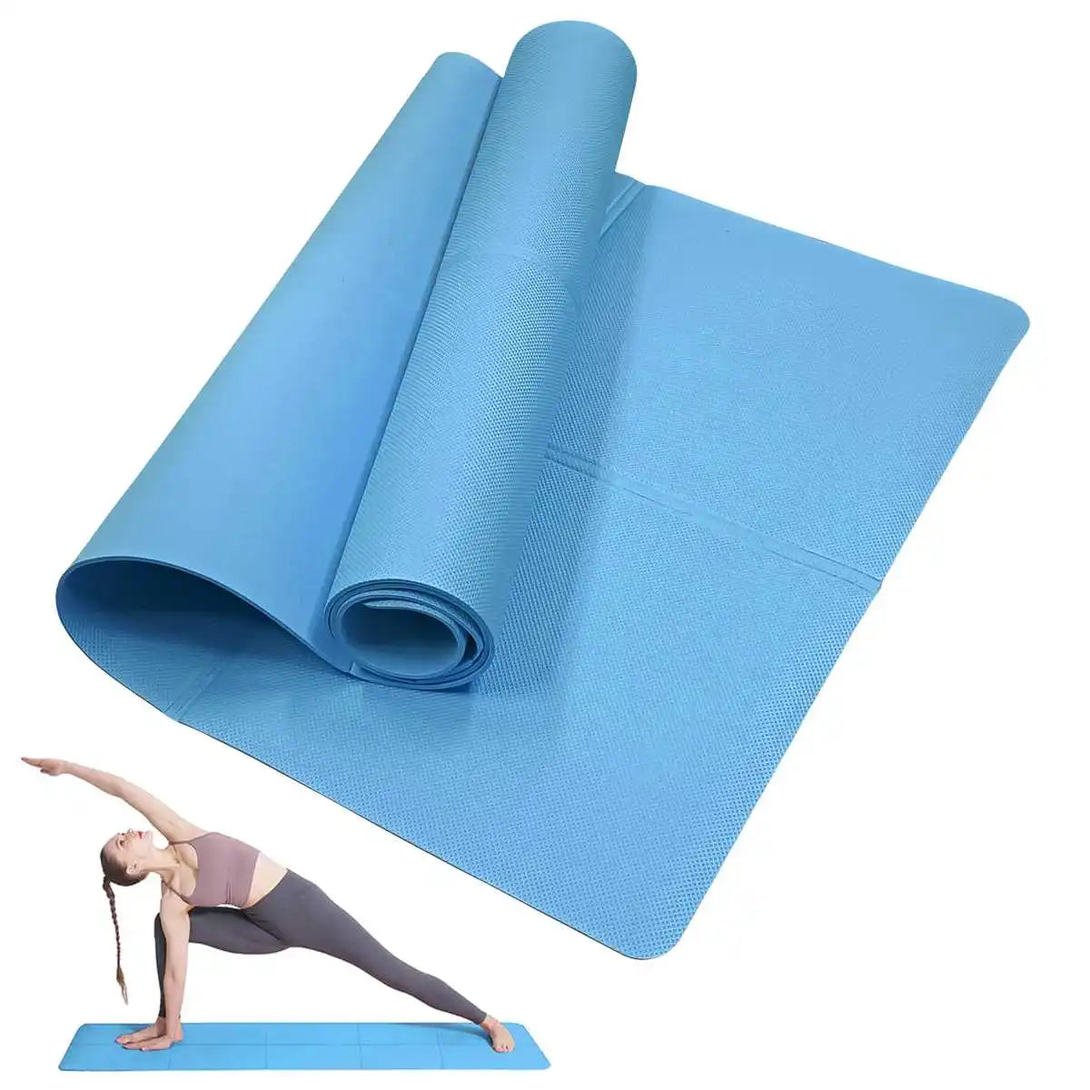 Esterilla de Entrenamiento Antideslizante – Ideal para Yoga, Fitness y Gimnasio en Casa