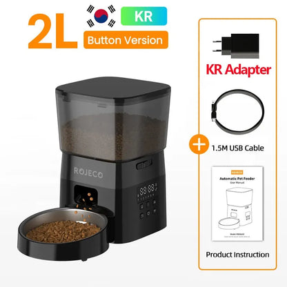Comedor automatico para perros y gatos control inteligente