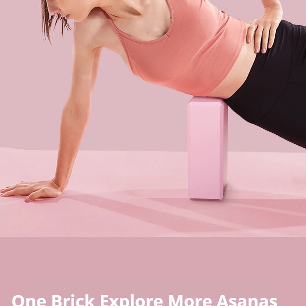 Bloques fitness para yoga, gimnasio o entrenamiento en casa