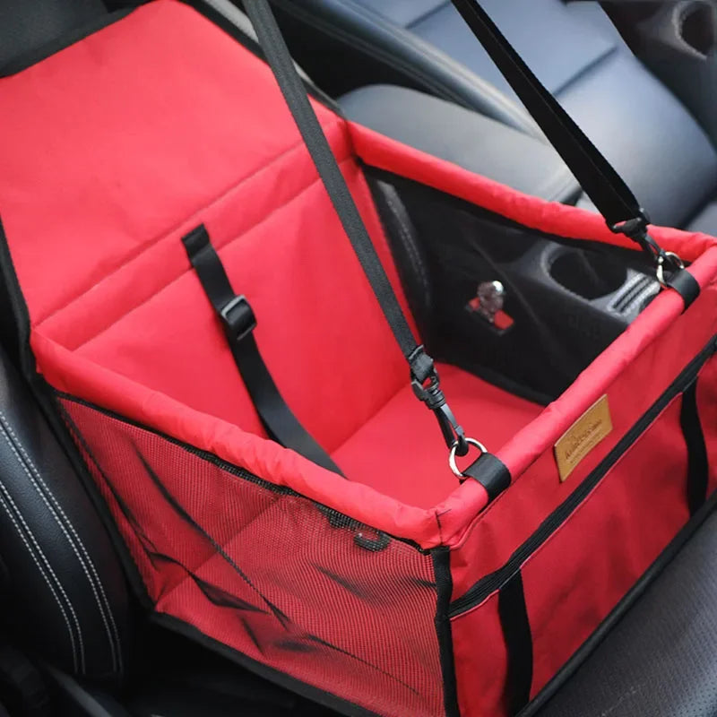 asiento de viaje para perros con funda plegable impermiable.