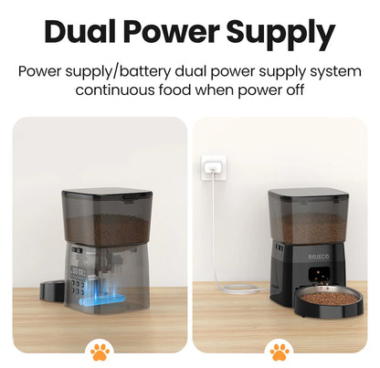 Comedor automatico para perros y gatos control inteligente