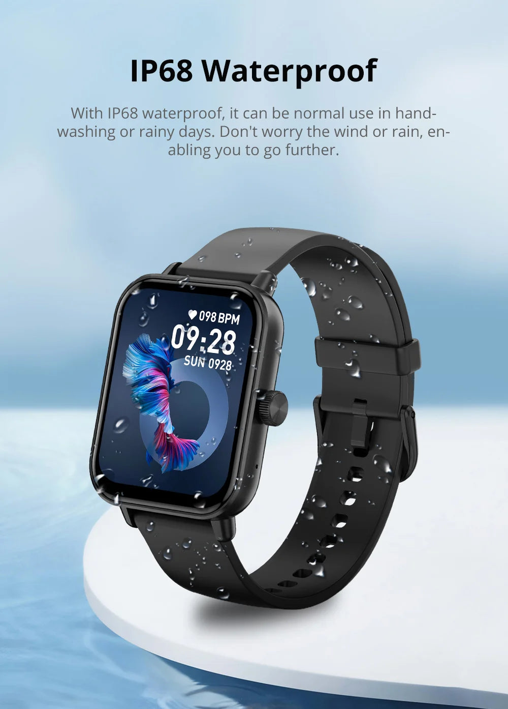 Reloj inteligente COLMI P81 ultra de 1,9 pulgadas deportivo para hombres y mujeres