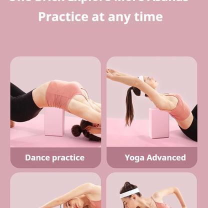 Bloques fitness para yoga, gimnasio o entrenamiento en casa