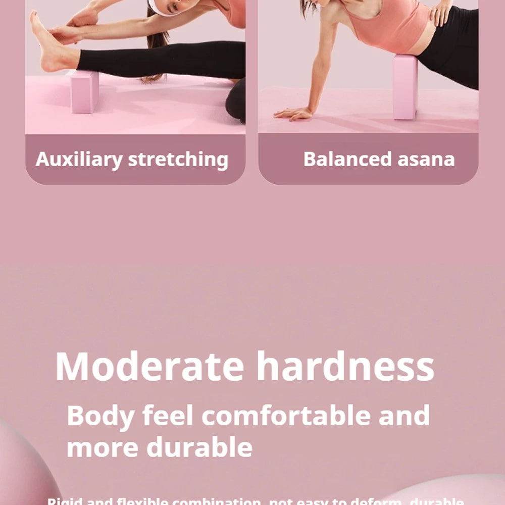 Bloques fitness para yoga, gimnasio o entrenamiento en casa