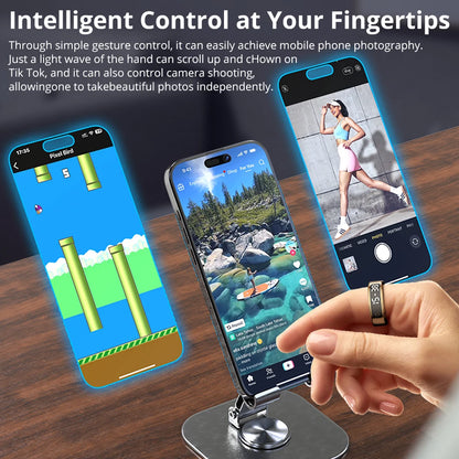 Anillo inteligente COLMI R12 2025 con pantalla táctil resistente al agua