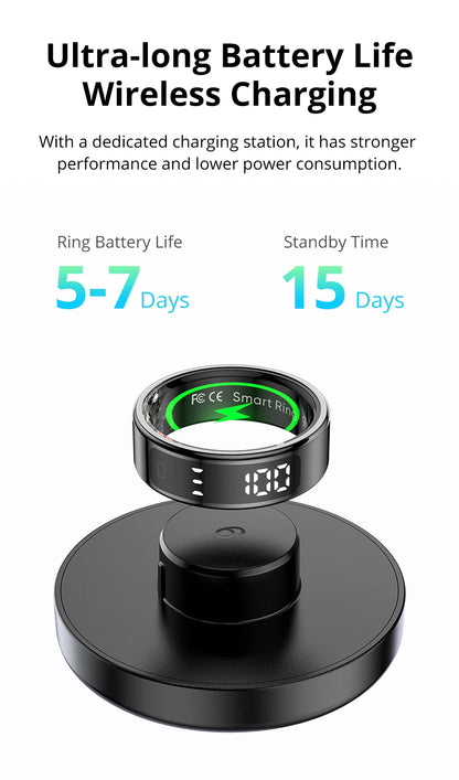Anillo inteligente COLMI R12 2025 con pantalla táctil resistente al agua